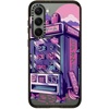 image:imageCASETiFY for Galaxy S25 Case  Impact  82 ft 4x Military Grade Drop Protection  Chrome Doodles  BlackRetro Vending Machine
