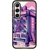 image:imageCASETiFY for Galaxy S25 Case  Impact  82 ft 4x Military Grade Drop Protection  Chrome Doodles  BlackRetro Vending Machine