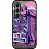 image:imageCASETiFY for Galaxy S25 Case  Impact  82 ft 4x Military Grade Drop Protection  Chrome Doodles  BlackRetro Vending Machine