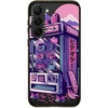 image:imageCASETiFY for Galaxy S25 Case  Impact  82 ft 4x Military Grade Drop Protection  Chrome Doodles  BlackRetro Vending Machine