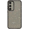 image:imageCASETiFY for Galaxy S25 Case  Impact  82 ft 4x Military Grade Drop Protection  Chrome Doodles  BlackSpace Pattern On Clear Background