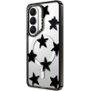 image:imageCASETiFY for Galaxy S25 Case  Impact  82 ft 4x Military Grade Drop Protection  Chrome Doodles  BlackStar Marks