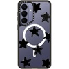 image:imageCASETiFY for Galaxy S25 Case  Impact  82 ft 4x Military Grade Drop Protection  Chrome Doodles  BlackStar Marks