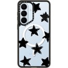 image:imageCASETiFY for Galaxy S25 Case  Impact  82 ft 4x Military Grade Drop Protection  Chrome Doodles  BlackStar Marks
