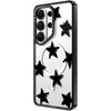 image:imageCASETiFY for Galaxy S25 Case  Impact  82 ft 4x Military Grade Drop Protection  Chrome Doodles  BlackStar Marks