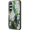 image:imageCASETiFY for Galaxy S25 Case  Impact  82 ft 4x Military Grade Drop Protection  Chrome Doodles  BlackWild Squill Flowers
