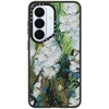 image:imageCASETiFY for Galaxy S25 Case  Impact  82 ft 4x Military Grade Drop Protection  Chrome Doodles  BlackWild Squill Flowers