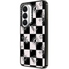 image:imageCASETiFY for Galaxy S25 Case  Impact  82 ft 4x Military Grade Drop Protection  Chrome Doodles  BlackWitchy Checkered Print