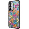 image:imageCASETiFY for Galaxy S25 Case  Impact  82 ft 4x Military Grade Drop Protection  Chrome Doodles  Blackbright spring flowers