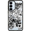 image:imageCASETiFY for Galaxy S25 Case  Impact  82 ft 4x Military Grade Drop Protection  Chrome Doodles  Blackmatt darling sticker collage