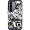 image:imageCASETiFY for Galaxy S25 Case  Impact  82 ft 4x Military Grade Drop Protection  Chrome Doodles  Blackmatt darling sticker collage