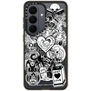 image:imageCASETiFY for Galaxy S25 Case  Impact  82 ft 4x Military Grade Drop Protection  Chrome Doodles  Blackmatt darling sticker collage