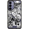 image:imageCASETiFY for Galaxy S25 Case  Impact  82 ft 4x Military Grade Drop Protection  Chrome Doodles  Blackmatt darling sticker collage