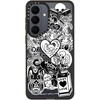 image:imageCASETiFY for Galaxy S25 Case  Impact  82 ft 4x Military Grade Drop Protection  Chrome Doodles  Blackmatt darling sticker collage