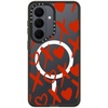 image:imageCASETiFY for Galaxy S25 Case  Impact  82 ft 4x Military Grade Drop Protection  Chrome Doodles  Blackxoxo all over