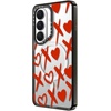 image:imageCASETiFY for Galaxy S25 Case  Impact  82 ft 4x Military Grade Drop Protection  Chrome Doodles  Blackxoxo all over