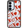 image:imageCASETiFY for Galaxy S25 Case  Impact  82 ft 4x Military Grade Drop Protection  Chrome Doodles  Blackxoxo all over