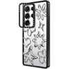 image:imageCASETiFY for Galaxy S25 Ultra Case  Impact Ring Stand  Kickstand  66 ft 3x Military Grade Drop Protection  Life Goes On  BlackChrome Doodles