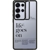 image:imageCASETiFY for Galaxy S25 Ultra Case  Impact Ring Stand  Kickstand  66 ft 3x Military Grade Drop Protection  Life Goes On  BlackLife Goes On