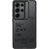 image:imageCASETiFY for Galaxy S25 Ultra Case  Impact Ring Stand  Kickstand  66 ft 3x Military Grade Drop Protection  Life Goes On  BlackLife Goes On