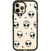 image:imageCASETiFY for iPhone 12 Pro Max Case  Impact  Slim Fit  66 ft Drop Protection  Ghost Lovers by Joce Cova  BlackCute White UFO Space Alien Drawing Pattern