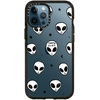 image:imageCASETiFY for iPhone 12 Pro Max Case  Impact  Slim Fit  66 ft Drop Protection  Ghost Lovers by Joce Cova  BlackCute White UFO Space Alien Drawing Pattern