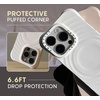image:imageCASETiFY for iPhone 15 Pro Case  Ripple Compatible with MagSafe White  Silicone  Wave Textured  66 ft 2X Military Grade Drop Protection  WhiteWhite