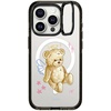 image:imageCASETiFY for iPhone 15 Pro Max Case  Impact Ring Stand MagSafe Compatible  Kickstand  66 ft 3x Military Grade Drop Protection  Beary Sweet  BlackAngel Teddy Bear