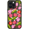 image:imageCASETiFY for iPhone 15 Pro Max Case  Impact Ring Stand MagSafe Compatible  Kickstand  66 ft 3x Military Grade Drop Protection  Beary Sweet  BlackCheckered Cherries