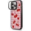 image:imageCASETiFY for iPhone 15 Pro Max Case  Impact Ring Stand MagSafe Compatible  Kickstand  66 ft 3x Military Grade Drop Protection  Beary Sweet  BlackCherry Gingham