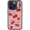 image:imageCASETiFY for iPhone 15 Pro Max Case  Impact Ring Stand MagSafe Compatible  Kickstand  66 ft 3x Military Grade Drop Protection  Beary Sweet  BlackCherry Gingham