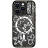 image:imageCASETiFY for iPhone 15 Pro Max Case  Impact Ring Stand MagSafe Compatible  Kickstand  66 ft 3x Military Grade Drop Protection  Beary Sweet  BlackChrome Doodles