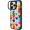 image:imageCASETiFY for iPhone 15 Pro Max Case  Impact Ring Stand MagSafe Compatible  Kickstand  66 ft 3x Military Grade Drop Protection  Beary Sweet  BlackClear Polka Daub Hearts