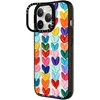 image:imageCASETiFY for iPhone 15 Pro Max Case  Impact Ring Stand MagSafe Compatible  Kickstand  66 ft 3x Military Grade Drop Protection  Beary Sweet  BlackClear Polka Daub Hearts
