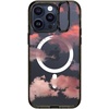 image:imageCASETiFY for iPhone 15 Pro Max Case  Impact Ring Stand MagSafe Compatible  Kickstand  66 ft 3x Military Grade Drop Protection  Beary Sweet  BlackClouds Red