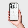 image:imageCASETiFY for iPhone 15 Pro Max Case  Impact Ring Stand MagSafe Compatible  Kickstand  66 ft 3x Military Grade Drop Protection  Beary Sweet  BlackCute Clouds