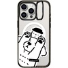 image:imageCASETiFY for iPhone 15 Pro Max Case  Impact Ring Stand MagSafe Compatible  Kickstand  66 ft 3x Military Grade Drop Protection  Beary Sweet  BlackDog Loves Coffee