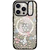 image:imageCASETiFY for iPhone 15 Pro Max Case  Impact Ring Stand MagSafe Compatible  Kickstand  66 ft 3x Military Grade Drop Protection  Beary Sweet  BlackEleanor