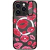 image:imageCASETiFY for iPhone 15 Pro Max Case  Impact Ring Stand MagSafe Compatible  Kickstand  66 ft 3x Military Grade Drop Protection  Beary Sweet  BlackLipstick Kisses