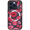 image:imageCASETiFY for iPhone 15 Pro Max Case  Impact Ring Stand MagSafe Compatible  Kickstand  66 ft 3x Military Grade Drop Protection  Beary Sweet  BlackLipstick Kisses