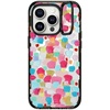 image:imageCASETiFY for iPhone 15 Pro Max Case  Impact Ring Stand MagSafe Compatible  Kickstand  66 ft 3x Military Grade Drop Protection  Beary Sweet  BlackMagenta Confetti