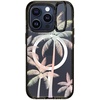 image:imageCASETiFY for iPhone 15 Pro Max Case  Impact Ring Stand MagSafe Compatible  Kickstand  66 ft 3x Military Grade Drop Protection  Beary Sweet  BlackModern tropical palm tree