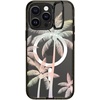 image:imageCASETiFY for iPhone 15 Pro Max Case  Impact Ring Stand MagSafe Compatible  Kickstand  66 ft 3x Military Grade Drop Protection  Beary Sweet  BlackModern tropical palm tree