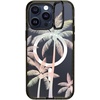 image:imageCASETiFY for iPhone 15 Pro Max Case  Impact Ring Stand MagSafe Compatible  Kickstand  66 ft 3x Military Grade Drop Protection  Beary Sweet  BlackModern tropical palm tree
