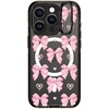 image:imageCASETiFY for iPhone 15 Pro Max Case  Impact Ring Stand MagSafe Compatible  Kickstand  66 ft 3x Military Grade Drop Protection  Beary Sweet  BlackPink Bows