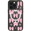 image:imageCASETiFY for iPhone 15 Pro Max Case  Impact Ring Stand MagSafe Compatible  Kickstand  66 ft 3x Military Grade Drop Protection  Beary Sweet  BlackPink Bows