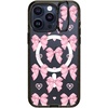 image:imageCASETiFY for iPhone 15 Pro Max Case  Impact Ring Stand MagSafe Compatible  Kickstand  66 ft 3x Military Grade Drop Protection  Beary Sweet  BlackPink Bows
