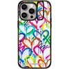 image:imageCASETiFY for iPhone 15 Pro Max Case  Impact Ring Stand MagSafe Compatible  Kickstand  66 ft 3x Military Grade Drop Protection  Beary Sweet  BlackRainbow Graffiti Hearts