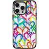 image:imageCASETiFY for iPhone 15 Pro Max Case  Impact Ring Stand MagSafe Compatible  Kickstand  66 ft 3x Military Grade Drop Protection  Beary Sweet  BlackRainbow Graffiti Hearts