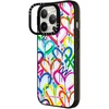 image:imageCASETiFY for iPhone 15 Pro Max Case  Impact Ring Stand MagSafe Compatible  Kickstand  66 ft 3x Military Grade Drop Protection  Beary Sweet  BlackRainbow Graffiti Hearts
